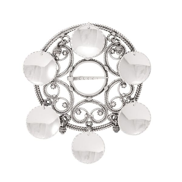 Hovedbilde Rosesølje stor, oksidert med filte løv og ...